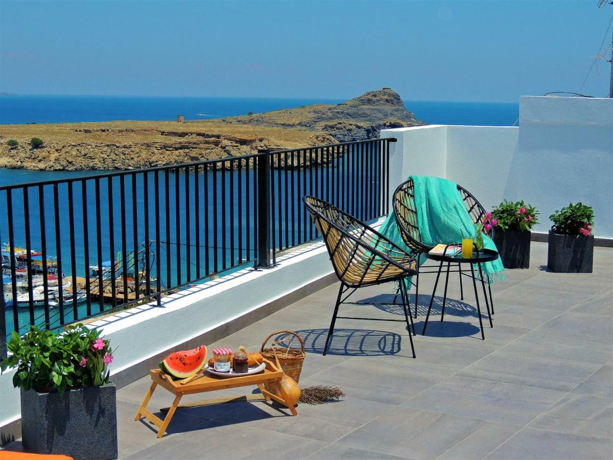 Lindos Aktaia Villa Ngoại thất bức ảnh