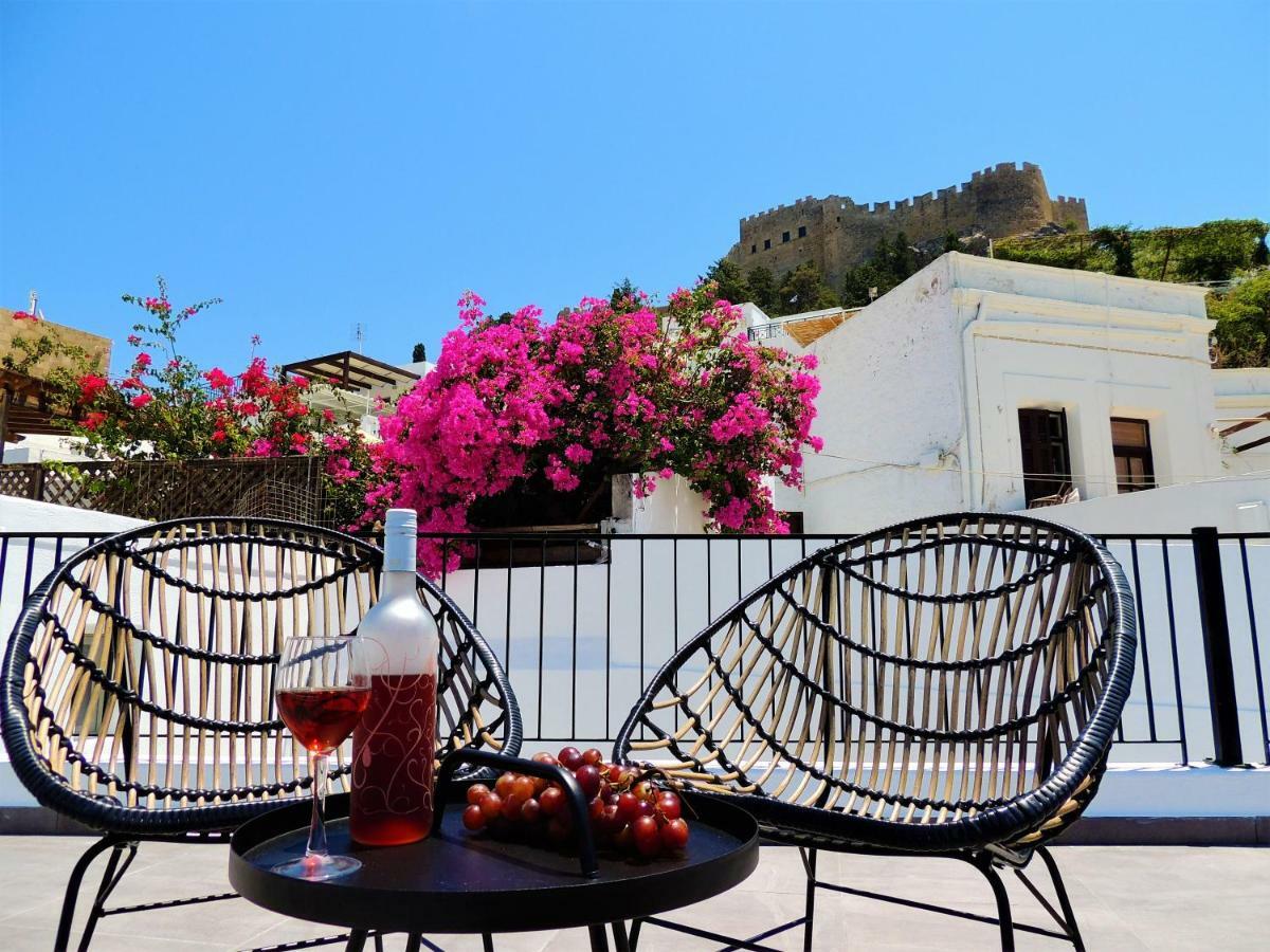 Lindos Aktaia Villa Ngoại thất bức ảnh