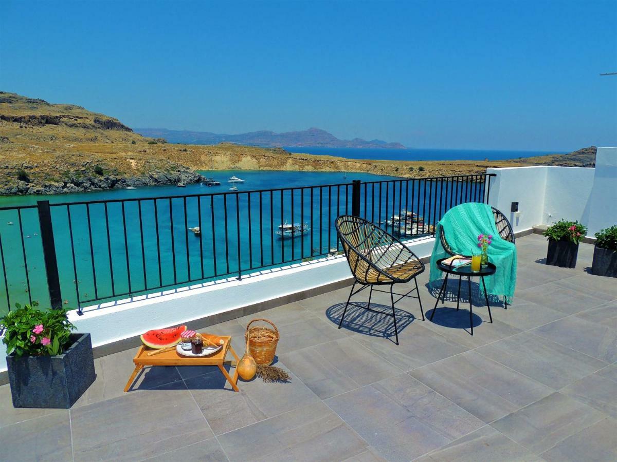 Lindos Aktaia Villa Ngoại thất bức ảnh