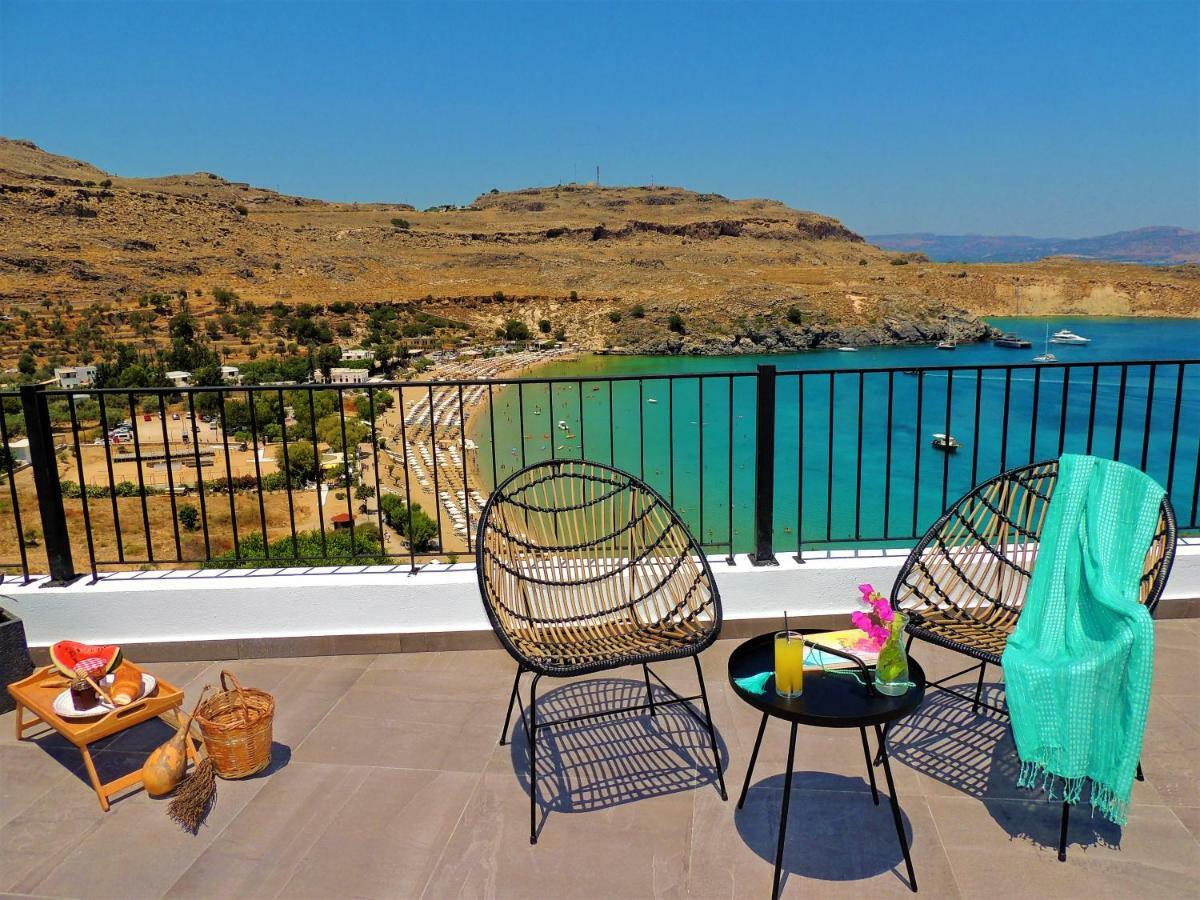 Lindos Aktaia Villa Ngoại thất bức ảnh
